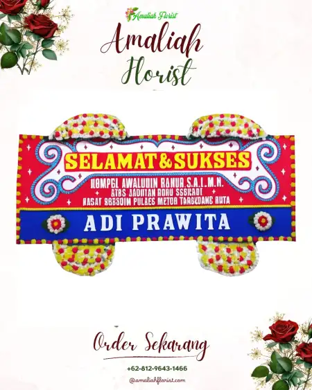 Papan Bunga Ucapan Selamat Cihonje